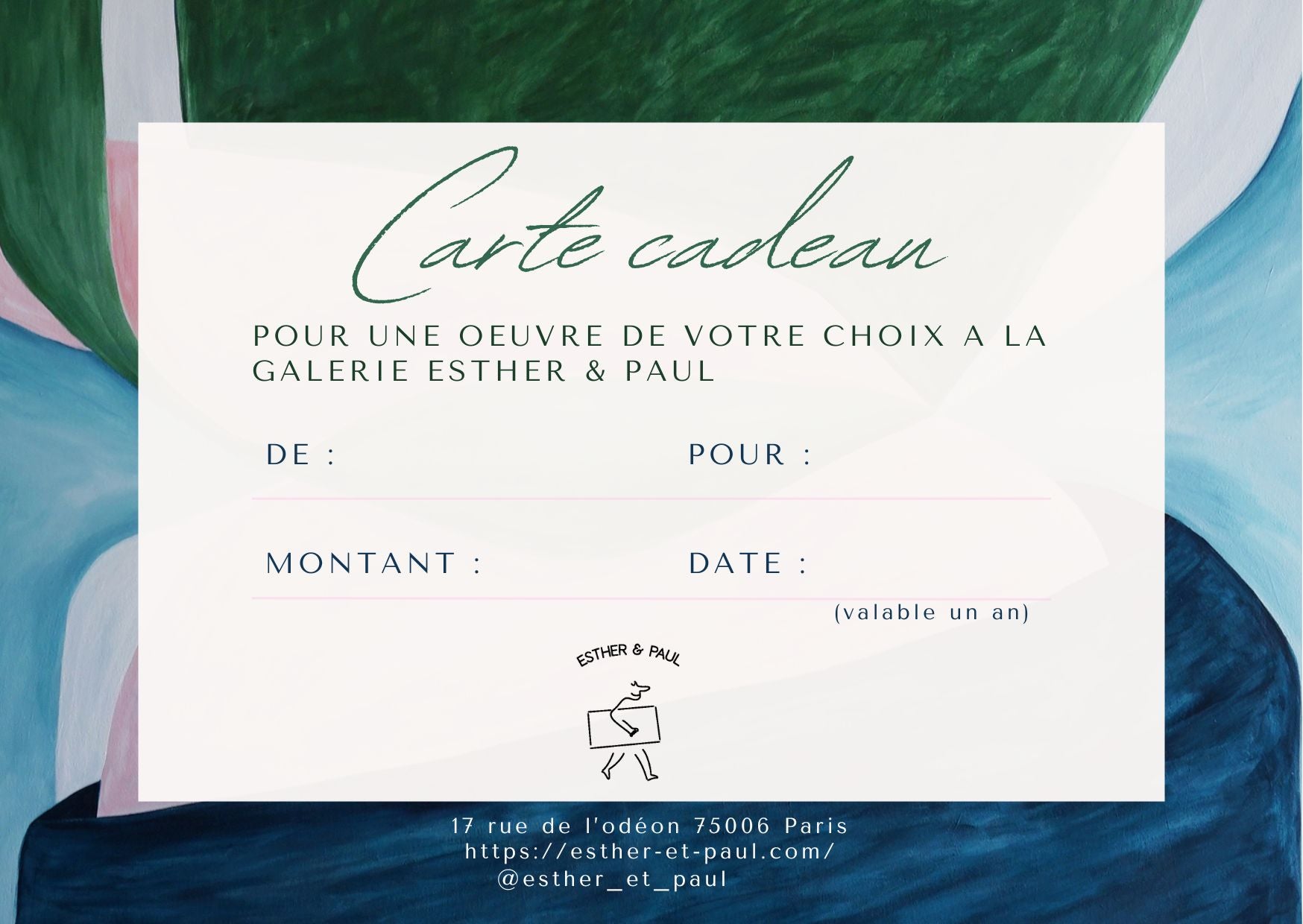 Esther & Paul Gift Card