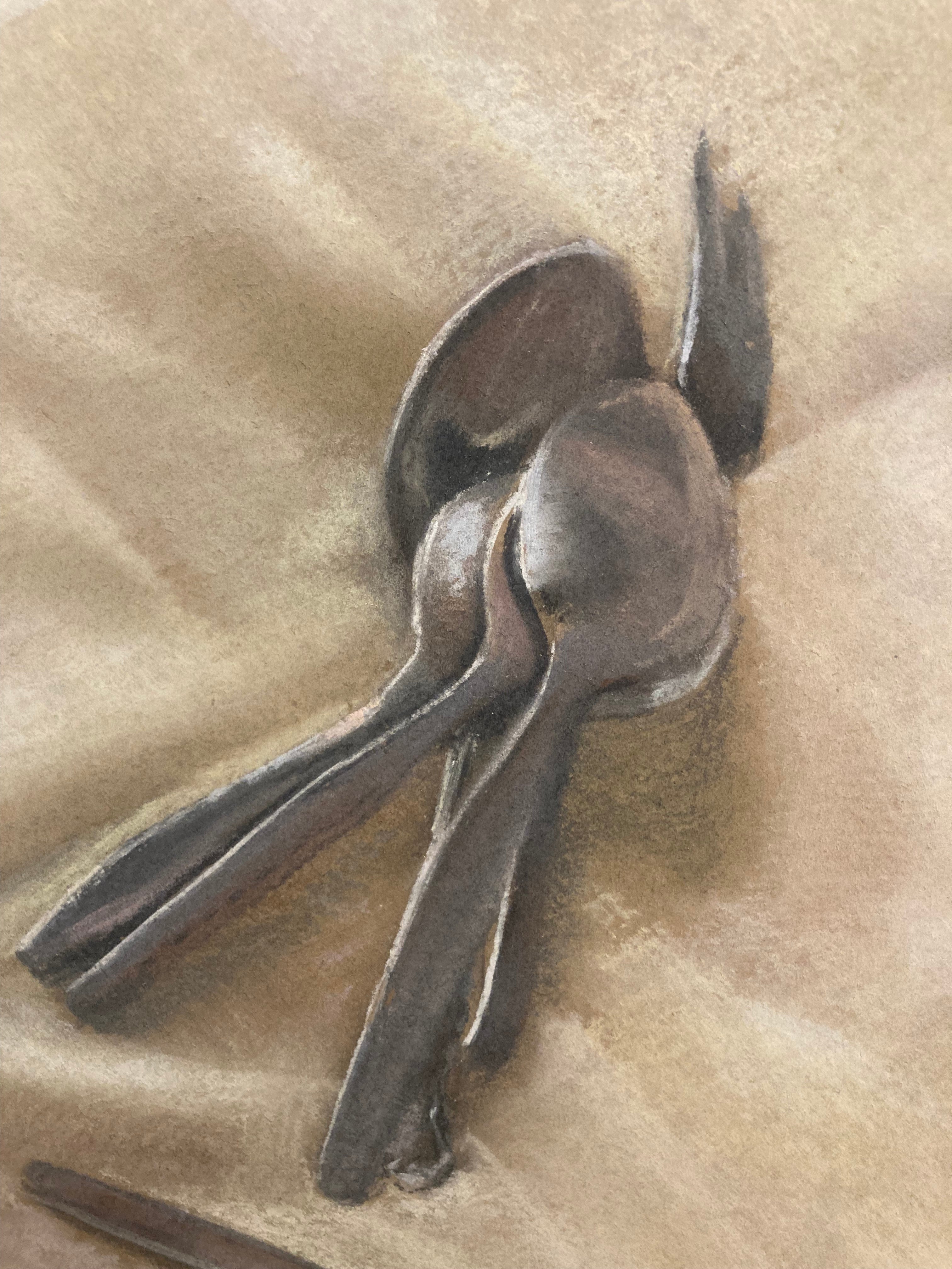 Nature morte aux couverts - José Maria GARAYO