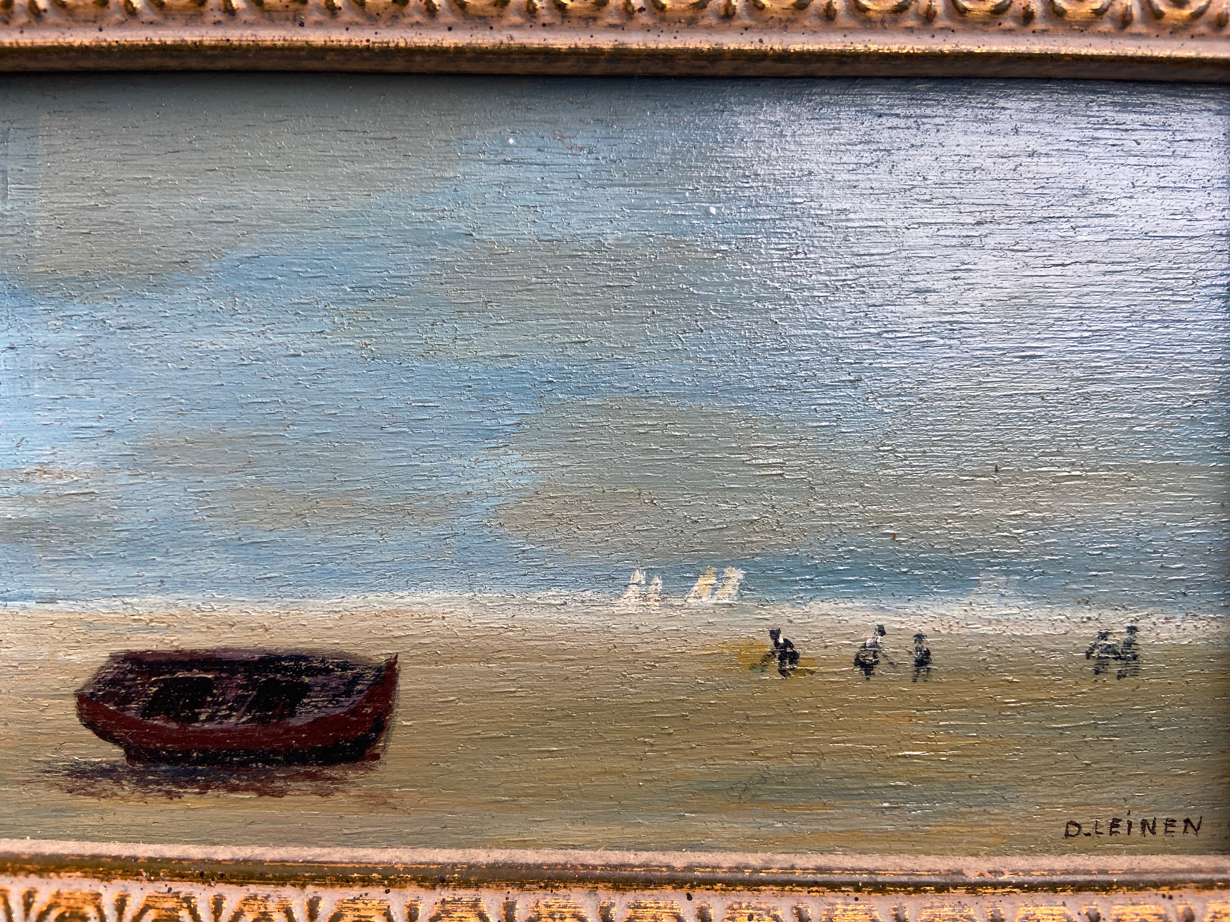 Barque échouée sur la plage - D. Leinen
