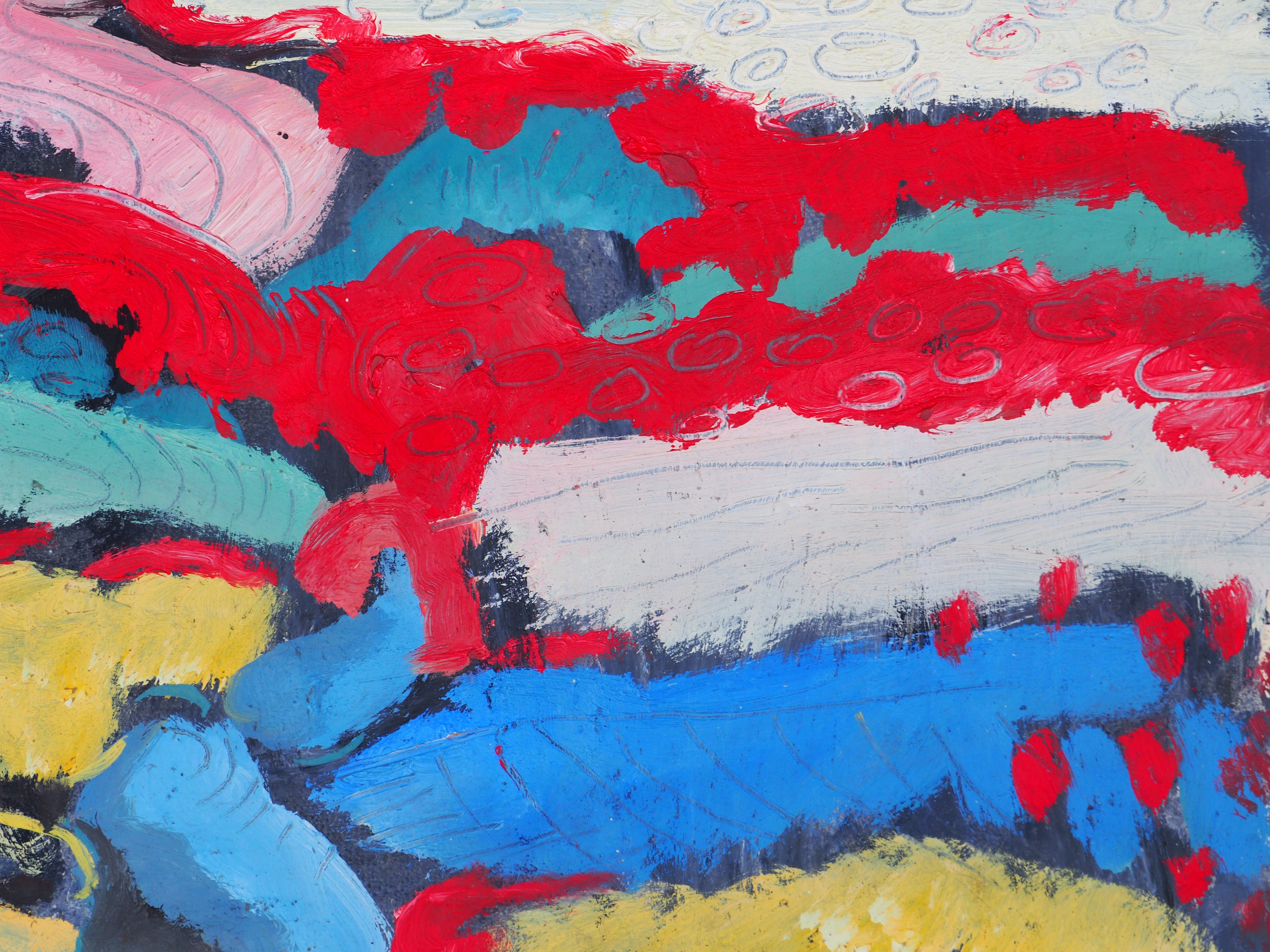 Flamboyant pine forest