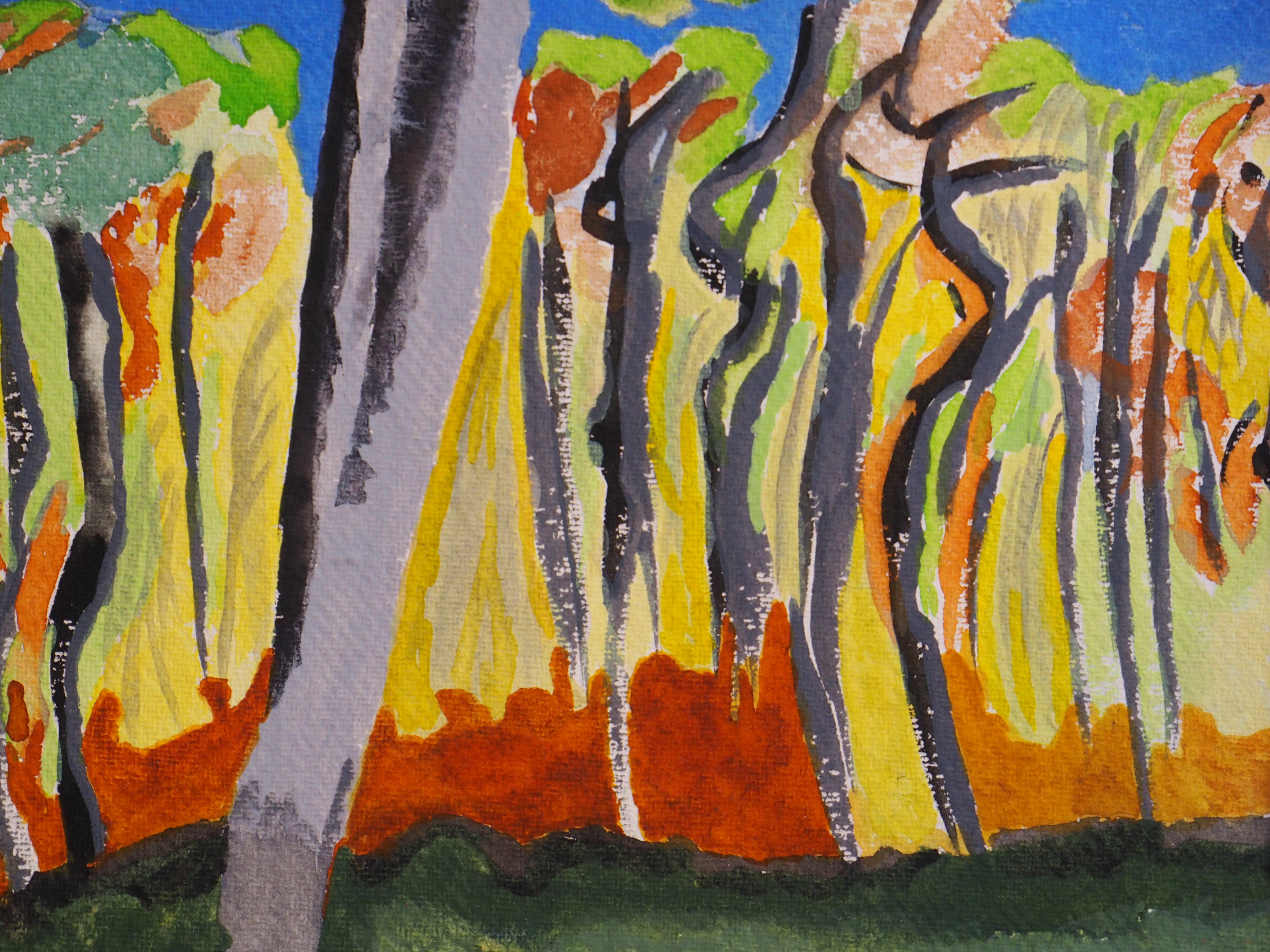 Bois en Jaune - Charles Korman