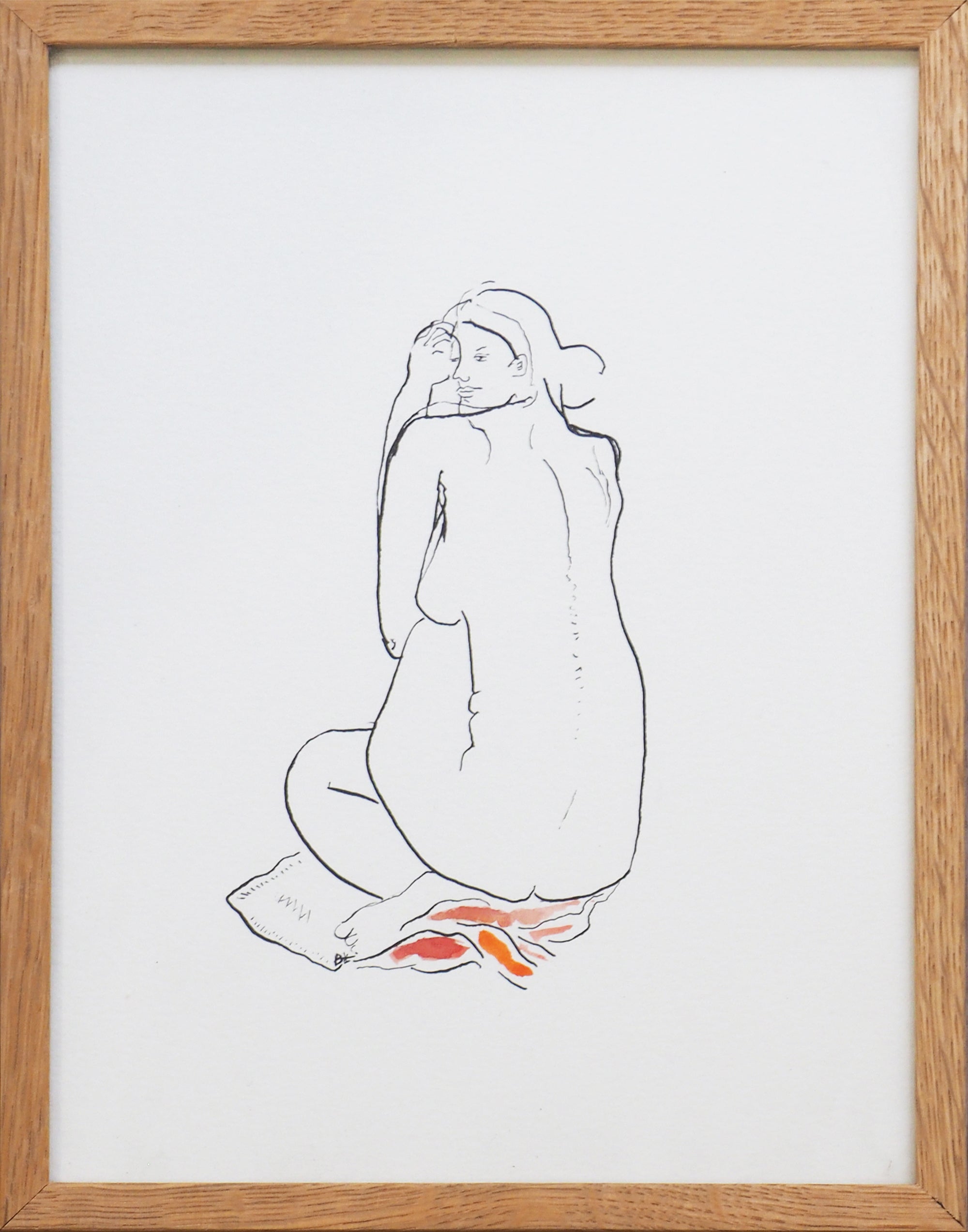 Anna, linge rouge - Bettina Sultan
