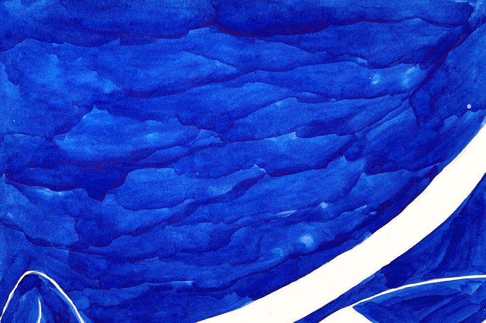 By the swimming pool - Faustine Badrichani