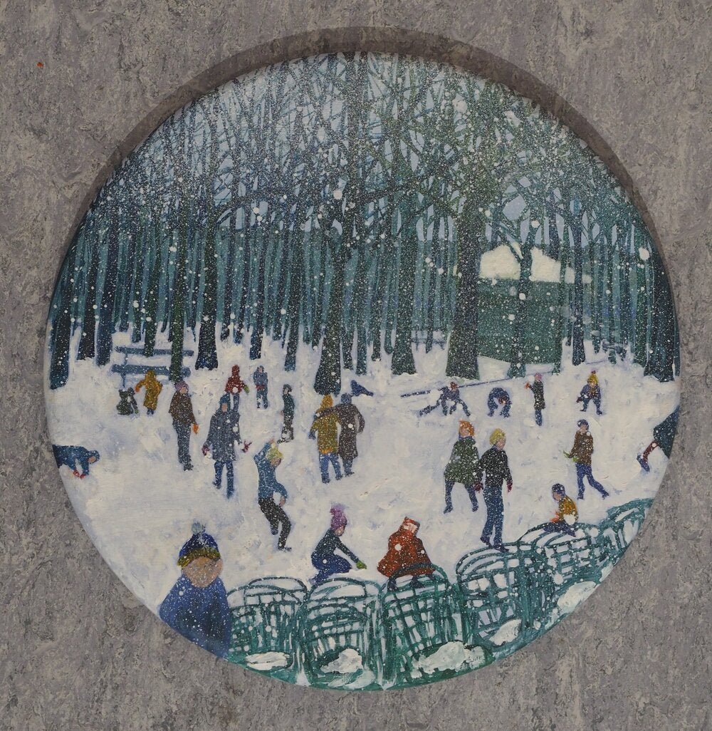 Luxembourg under the snow - Florence Penicaud