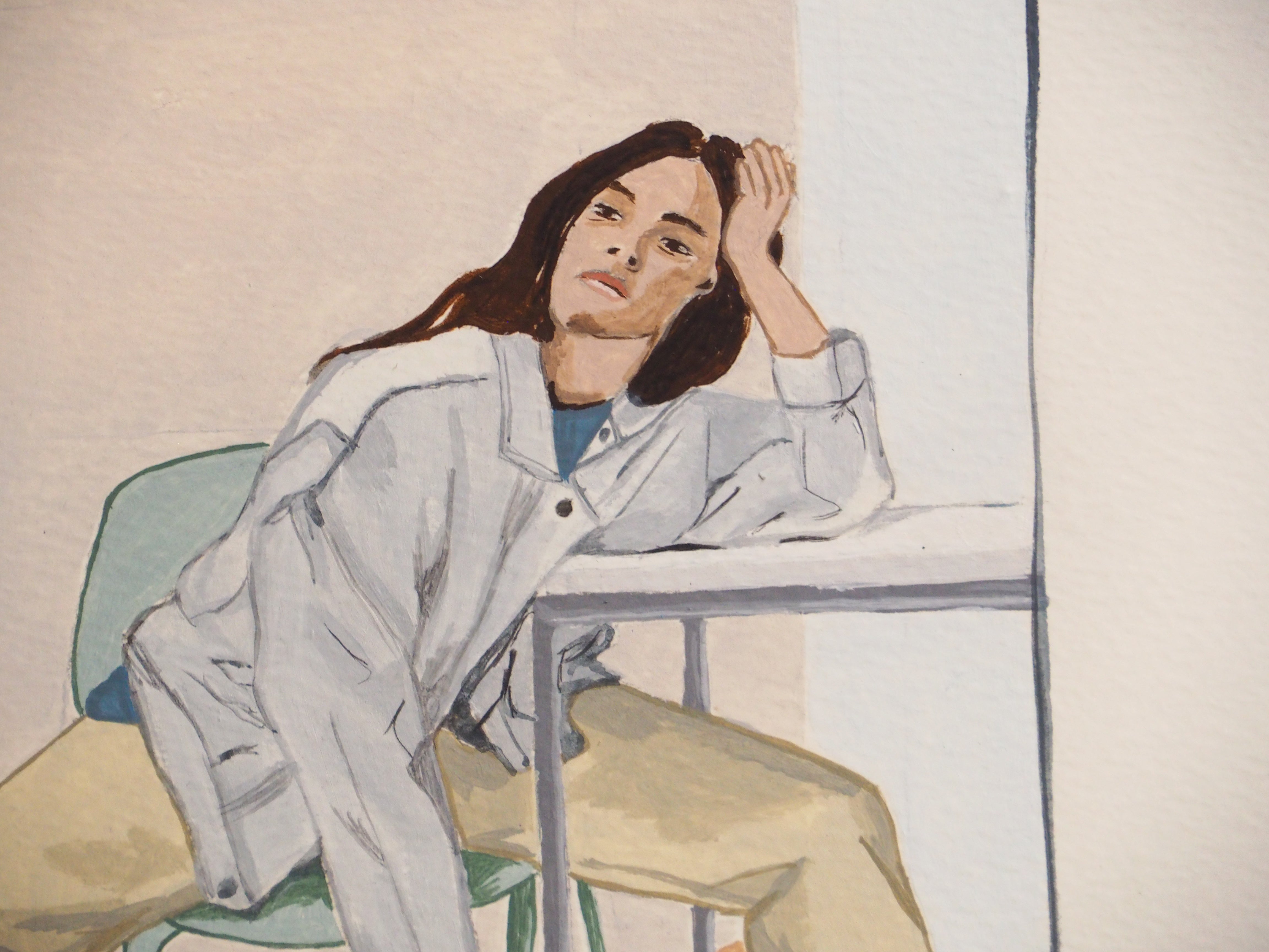 Rose pâle - Série urbaine - Faustine Badrichani