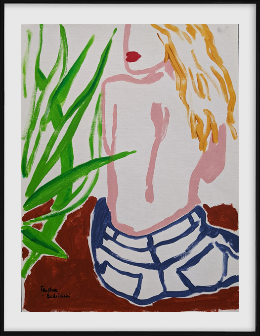 Woman in Jeans - Faustine Badrichani