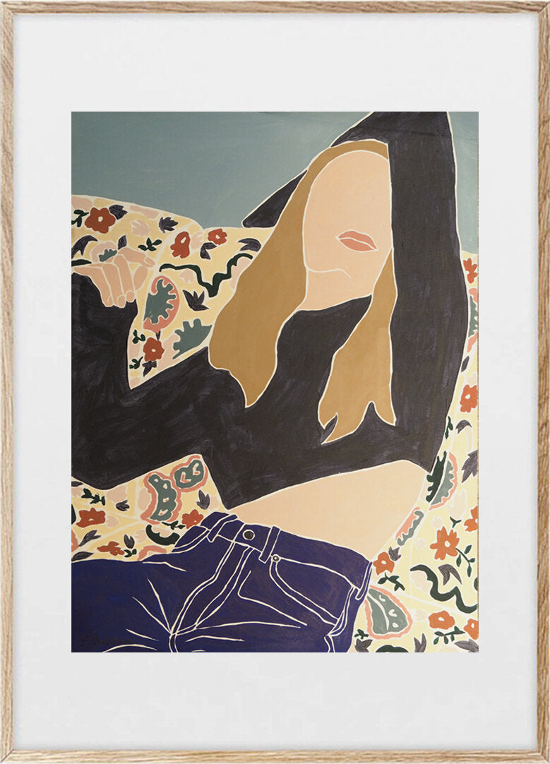 Flower blanket - Faustine Badrichani