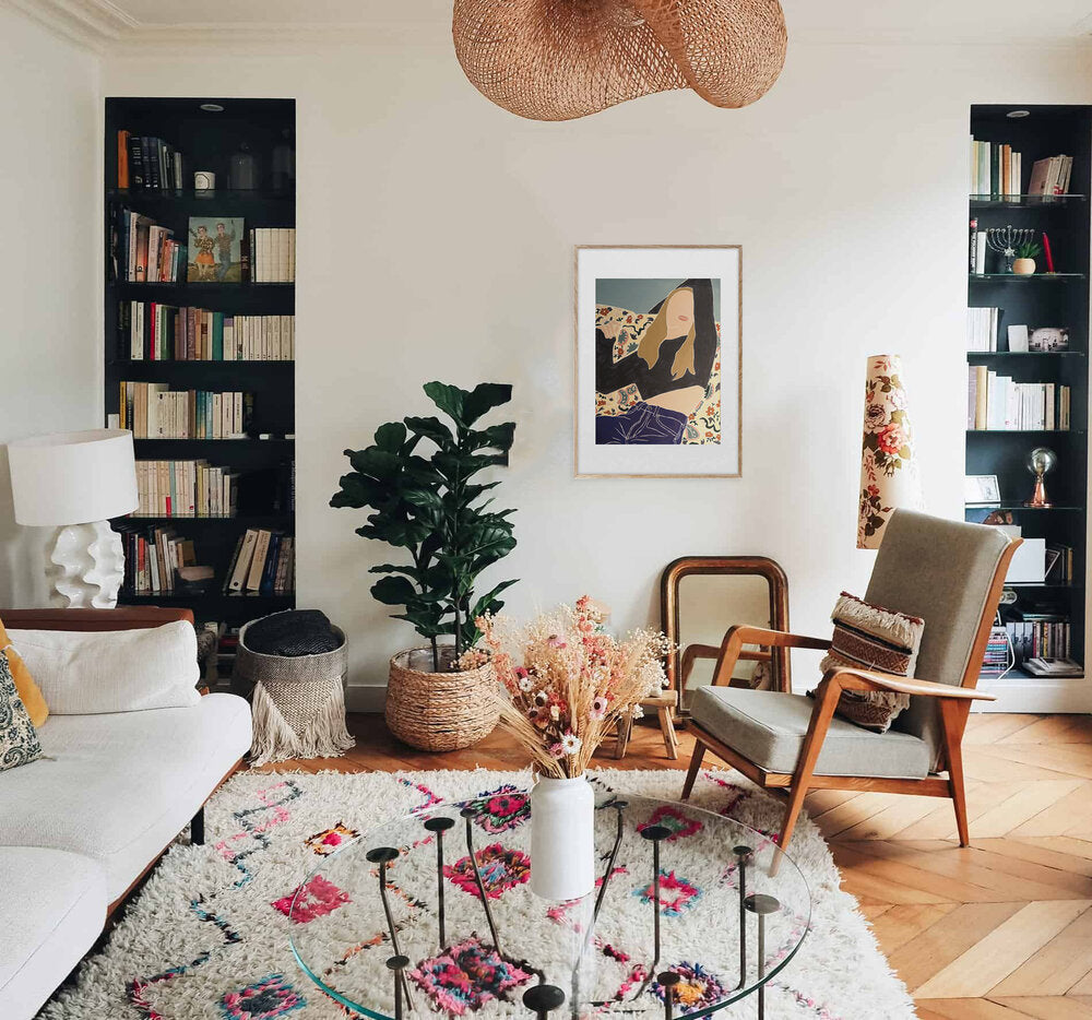 Flower blanket - Faustine Badrichani