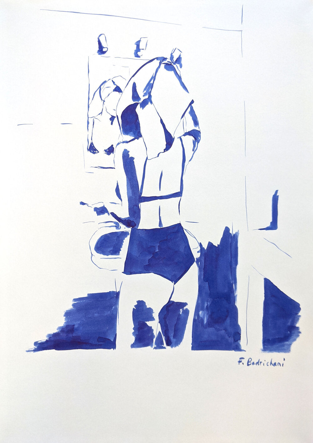 In the mirror - Faustine Badrichani