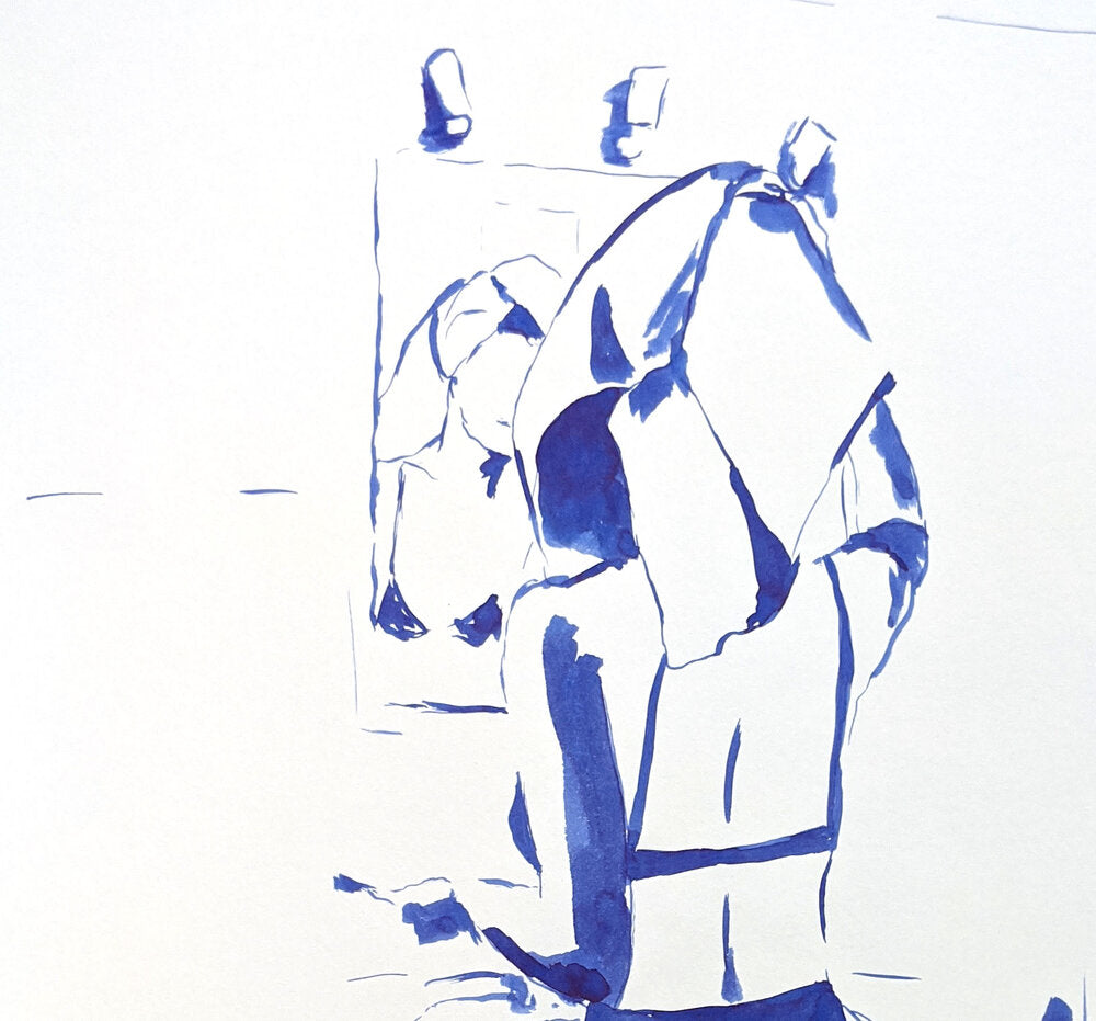 In the mirror - Faustine Badrichani