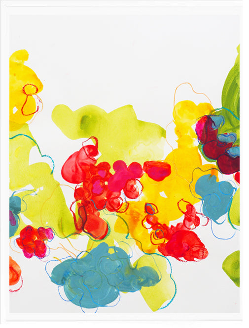 Printemps , triptyque- Hélène Krief