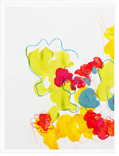 Printemps , triptyque- Hélène Krief