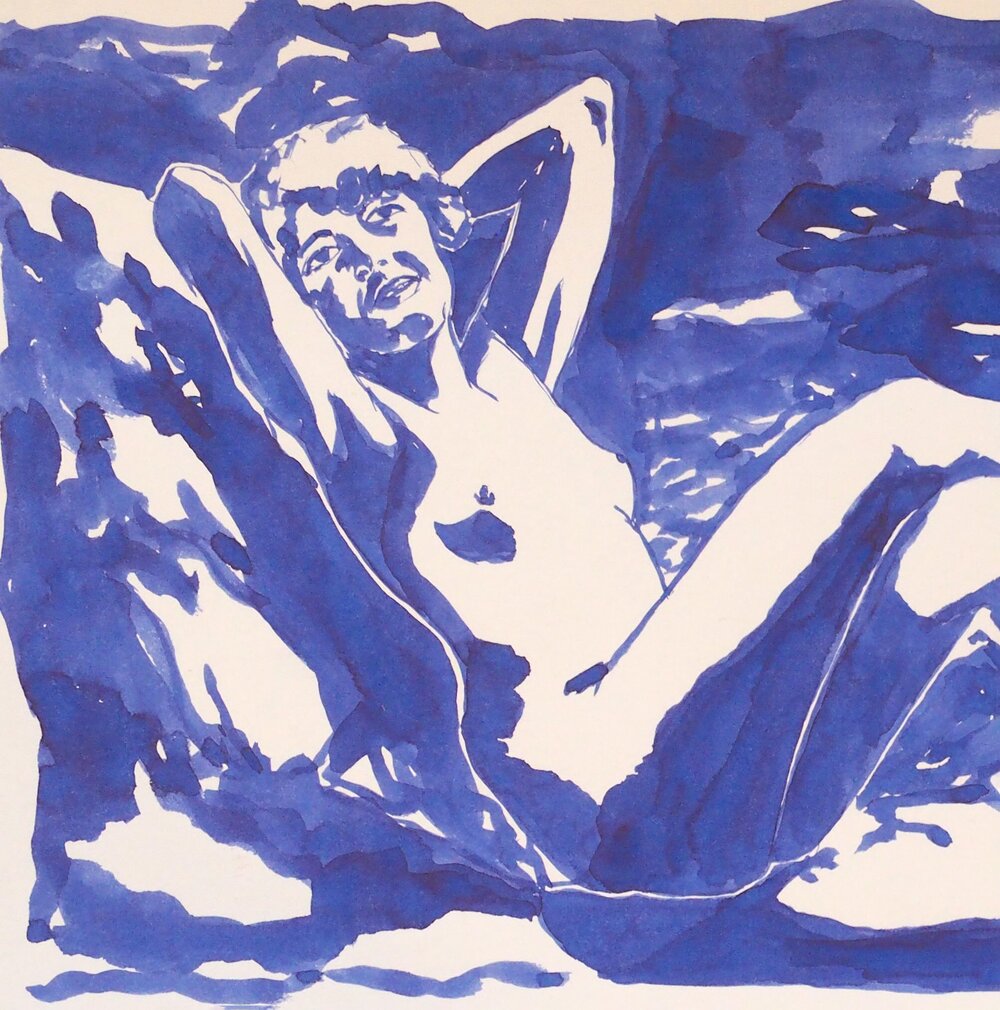 Repos bleu - Faustine Badrichani