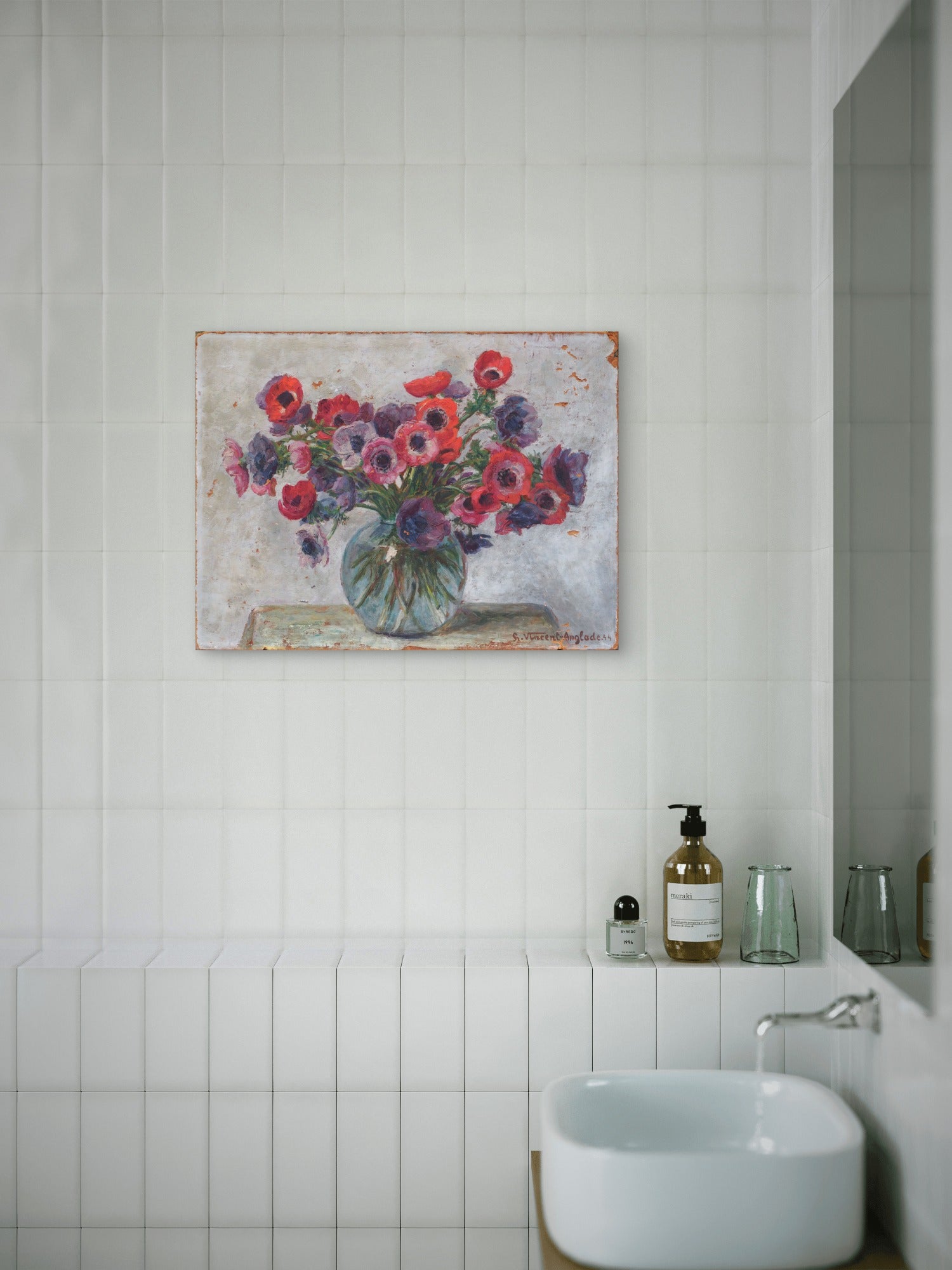 Bouquet d'anémones - Henri Vincent-Anglade