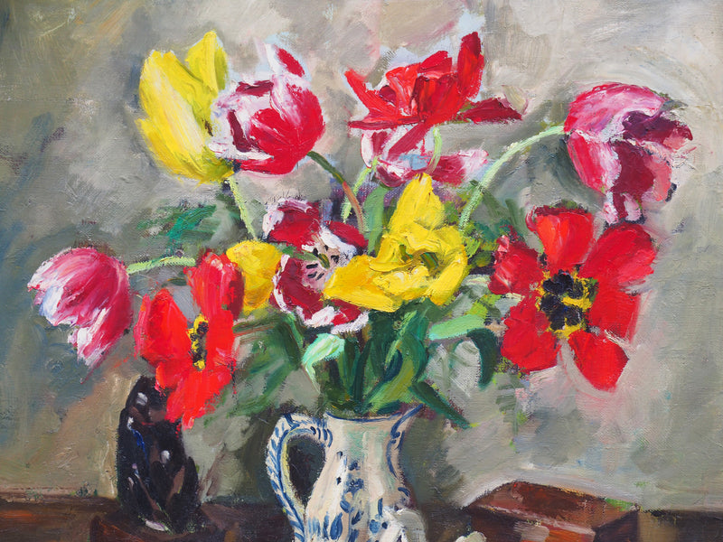 Vase of tulips - Georges Pacouil