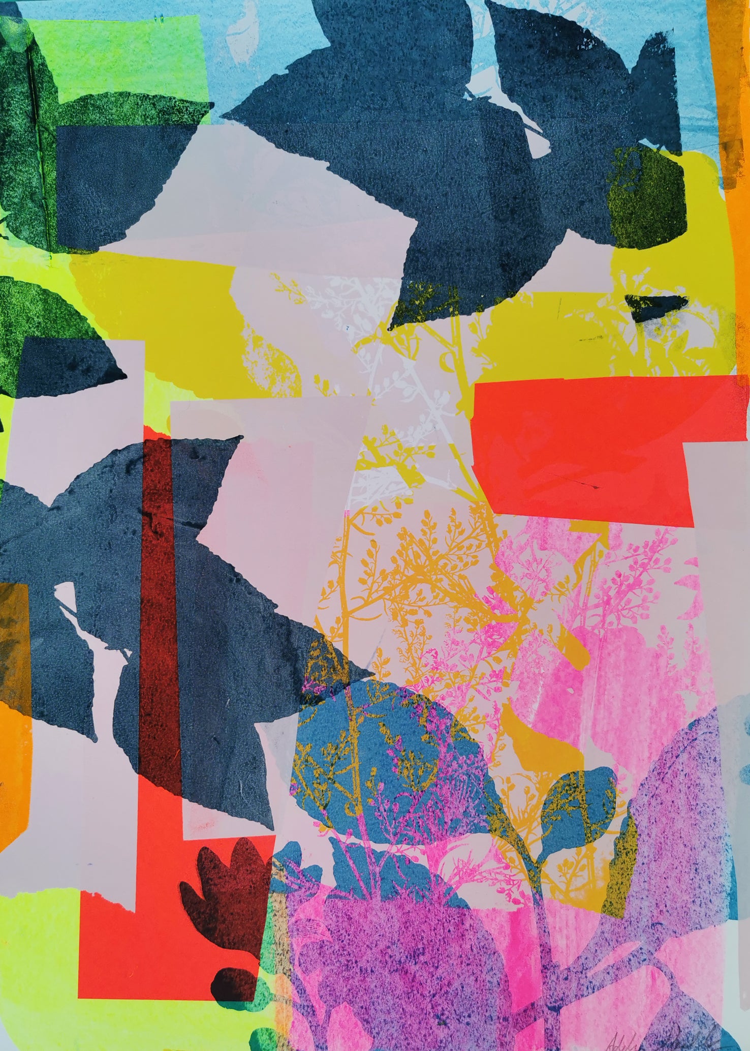 Les feuilles Bleues - Adeline Meilliez