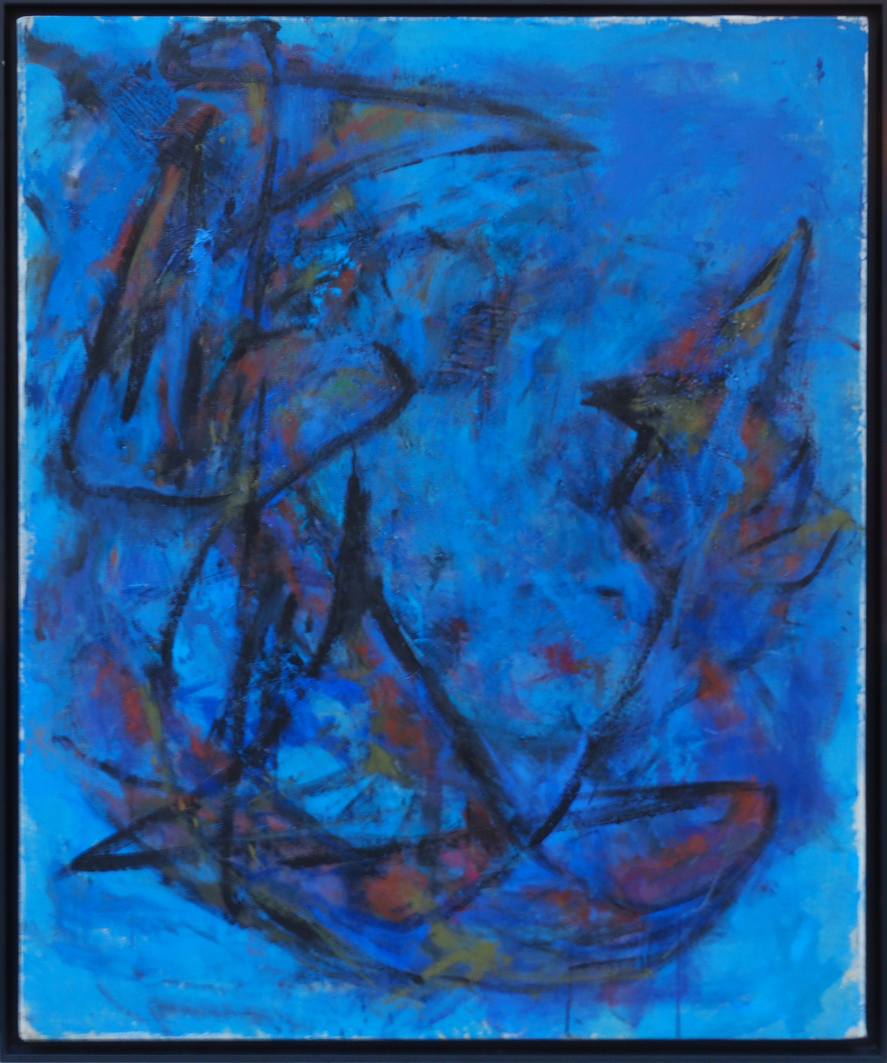 Composition Abstraite Bleu clair - Marina Bardet