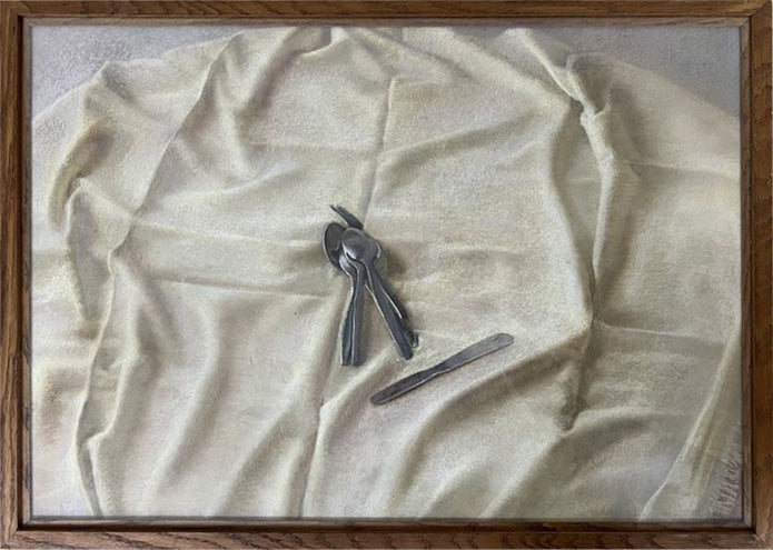 Nature morte aux couverts - José Maria GARAYO