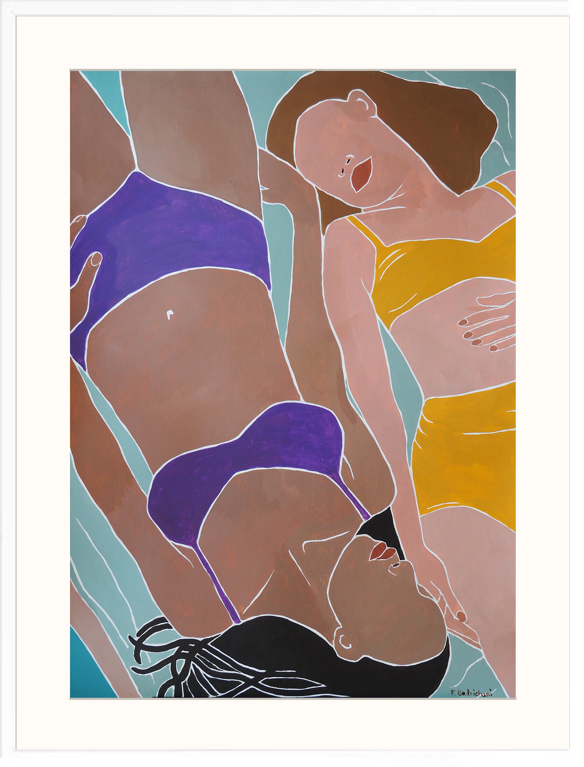 Sweet Blue Nap - Faustine Badrichani