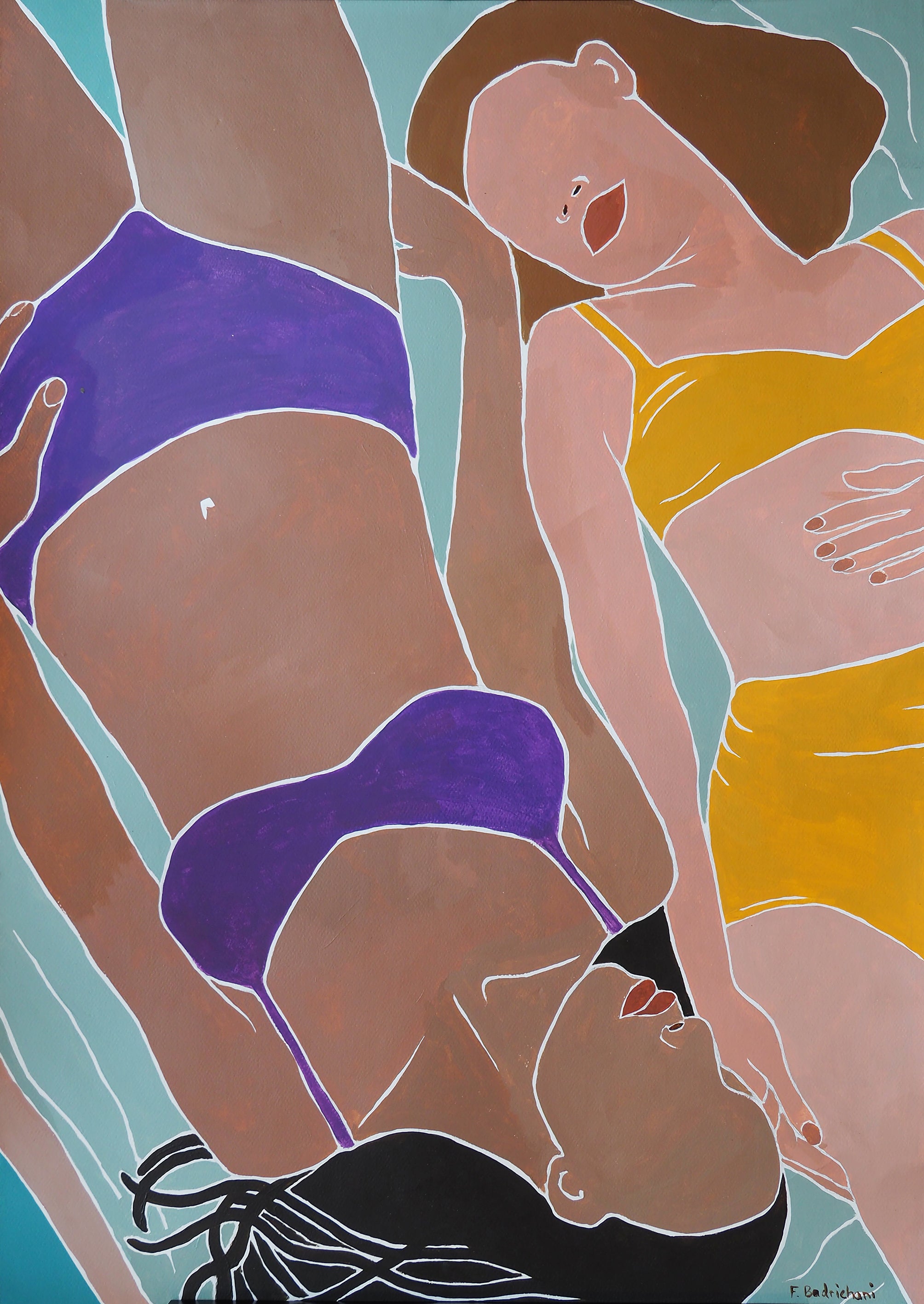 Sweet Blue Nap - Faustine Badrichani