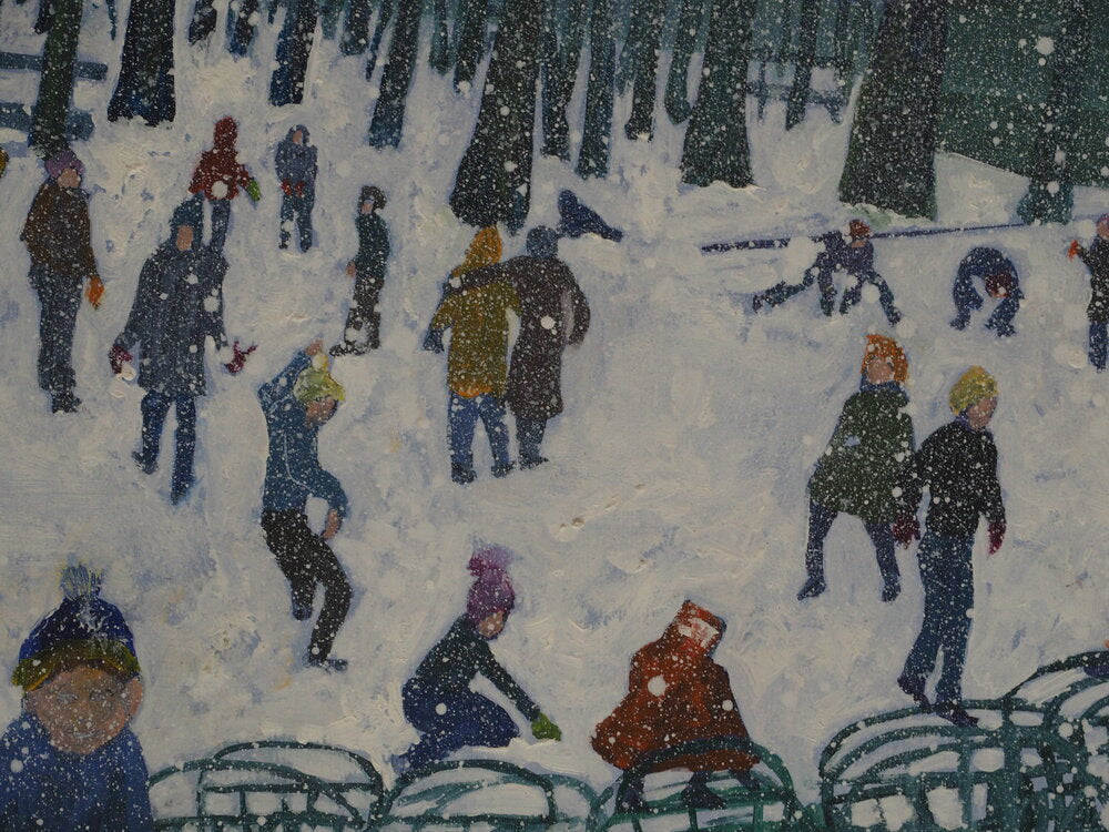 Luxembourg under the snow - Florence Penicaud