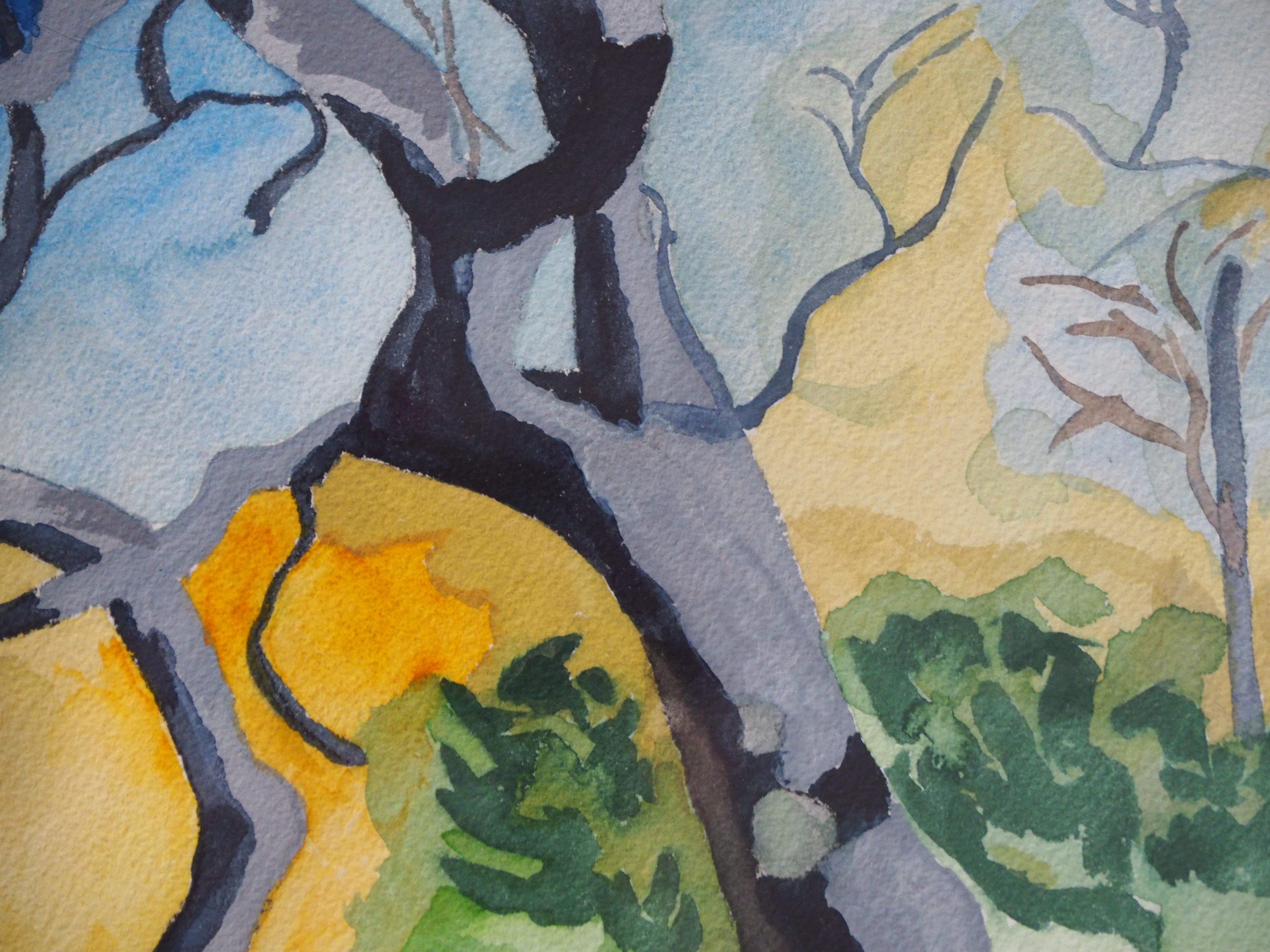Bois en jaune 2 - Charles Korman