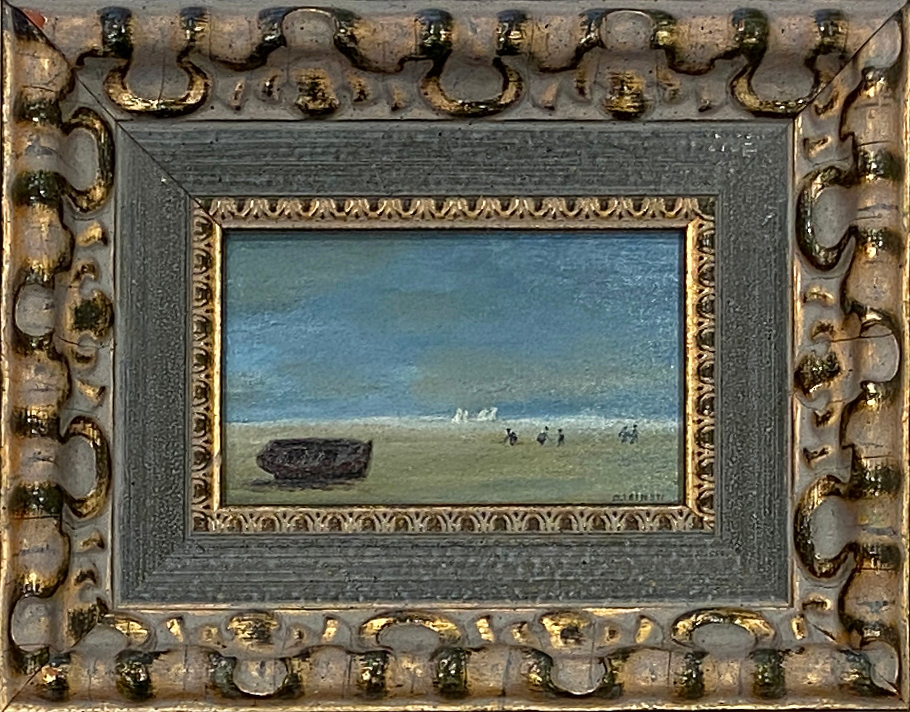 Barque échouée sur la plage - D. Leinen