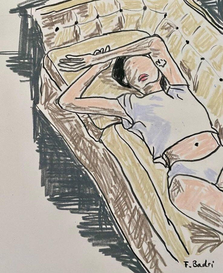 Quarantine Laziness - Faustine Badrichani