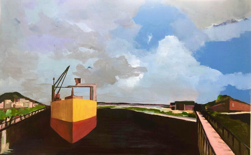 Yellow boat - Caroline Jardin