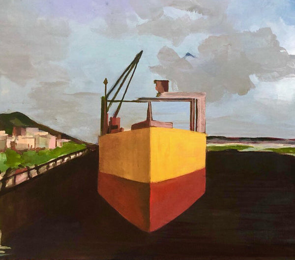 Yellow boat - Caroline Jardin