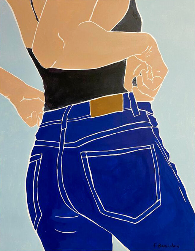 Blue jeans - Faustine Badrichani