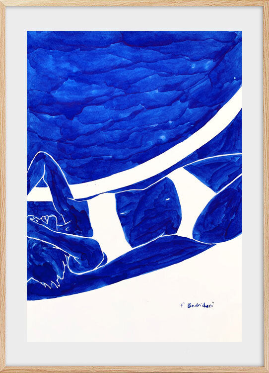 By the swimming pool - Faustine Badrichani 
