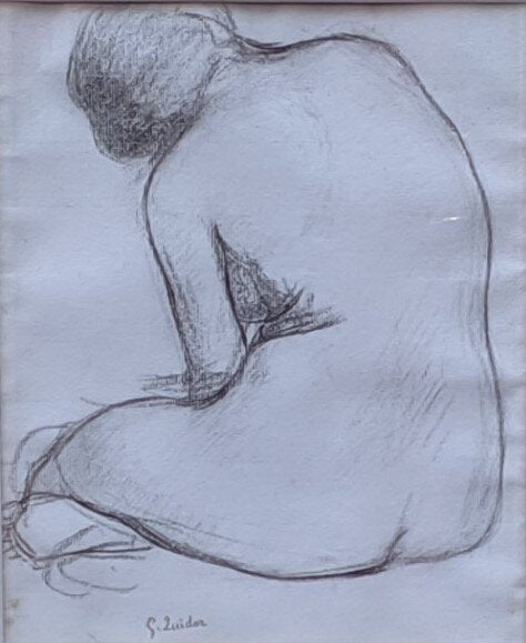 Nu au crayon - G. Zuidor