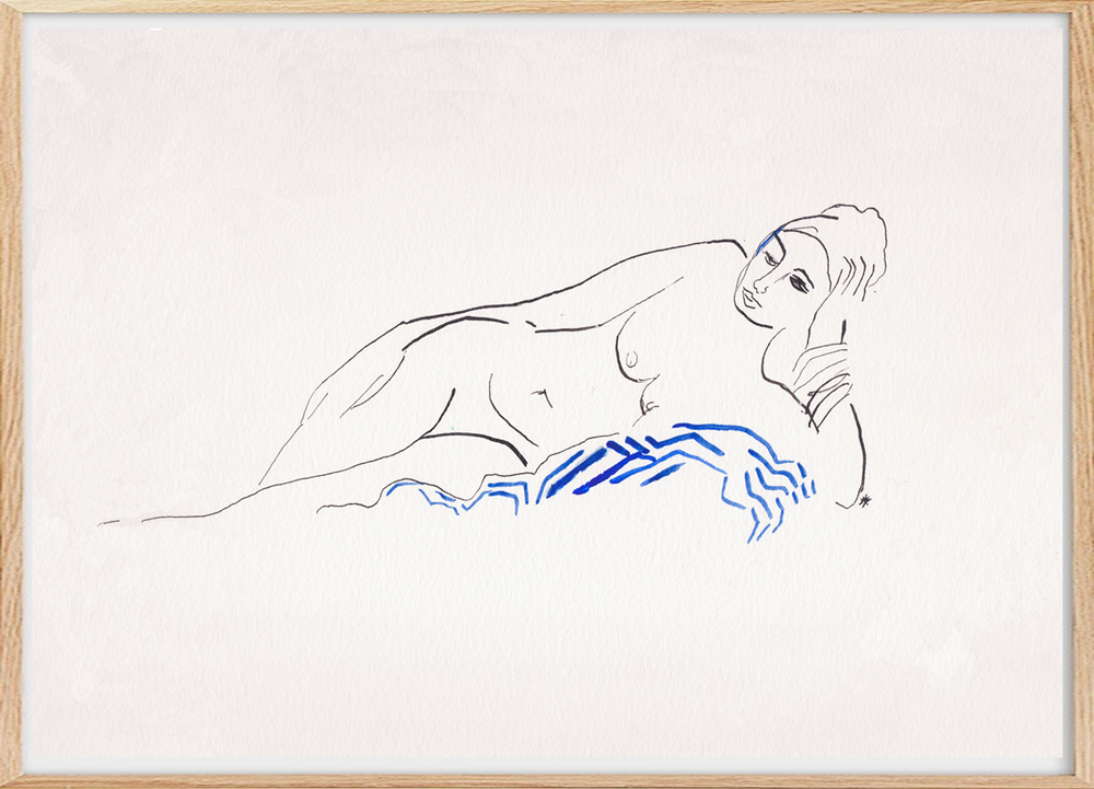 Blue Linen - Bettina Sultan