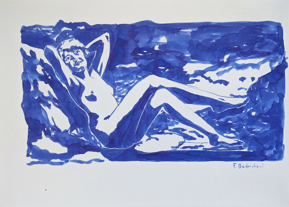 Repos bleu - Faustine Badrichani