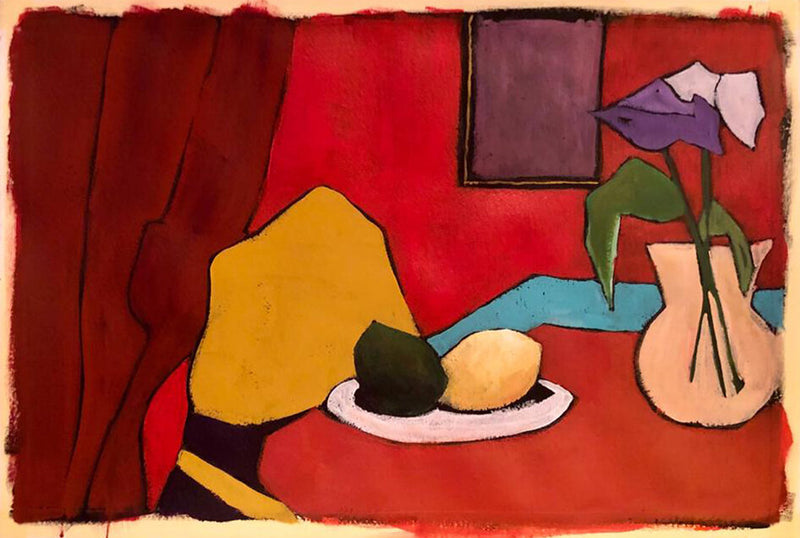 Red still life 4 - Caroline Jardin